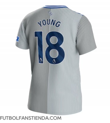 Everton Ashley Young #18 Tercera Equipación 2023-24 Manga Corta